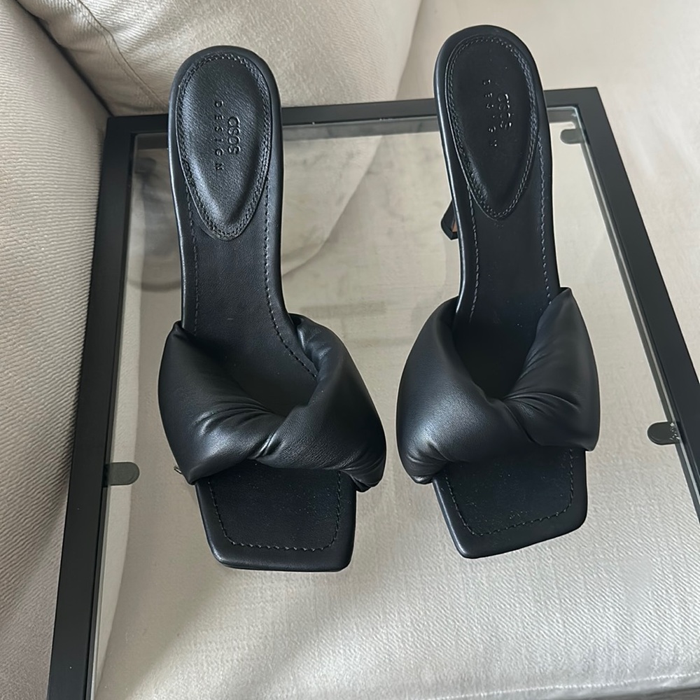 Women’s Size 12 Black Twist Front Heels by ASOS